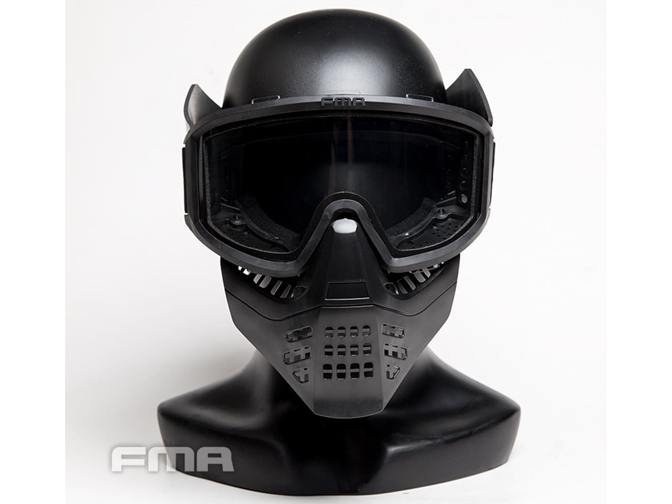 FMA J T AIRSOFT フルフェイスマスクゴーグル w /  イヤープロテクター [カラー：BK / OD]