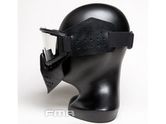 FMA J T AIRSOFT フルフェイスマスクゴーグル w /  イヤープロテクター [カラー：BK / OD]