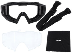 FMA W.F.B タクティカル ゴーグル 2.0 [カラー・レンズ：BK・スモーク / BK・クリア / DE・スモーク / DE・クリア]
