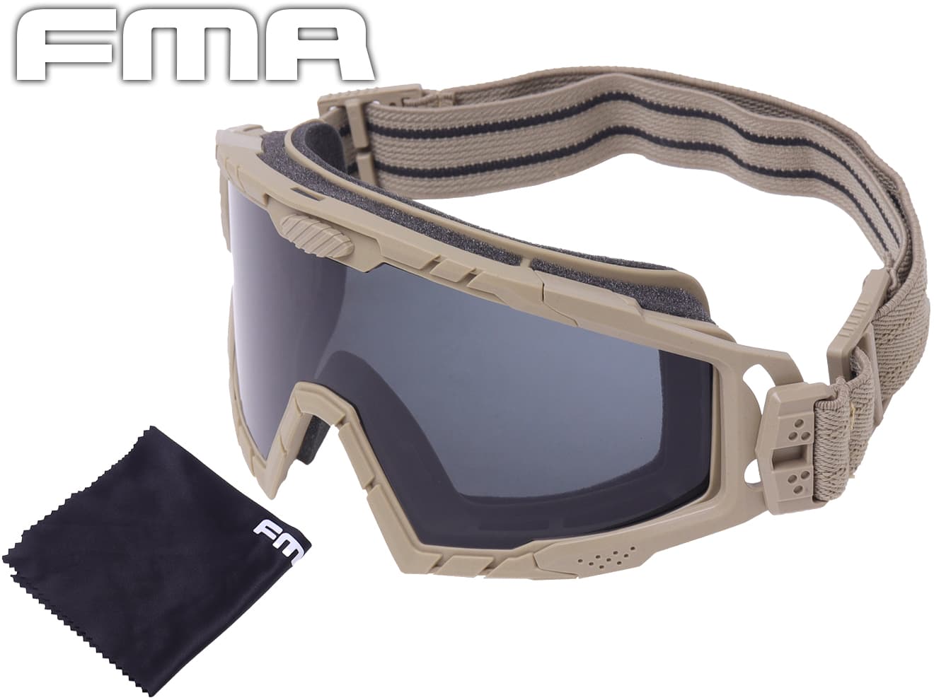 FMA W.F.B タクティカル ゴーグル 2.0 [カラー・レンズ：BK・スモーク / BK・クリア / DE・スモーク / DE・クリア]