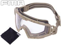 FMA W.F.B タクティカル ゴーグル 2.0 [カラー・レンズ：BK・スモーク / BK・クリア / DE・スモーク / DE・クリア]