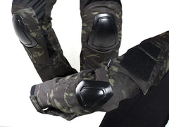 MILITARY BASE G2 コンバットBDU用 ニー&エルボー パッドセット [カラー：ブラック / OD]