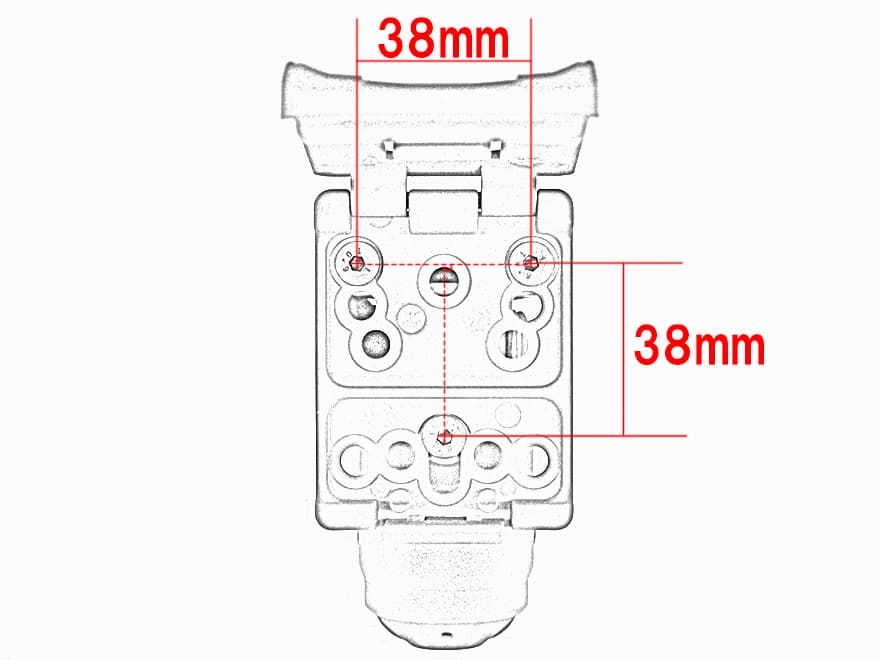 FMA CQB フラッシュライトホルダー MOD-U-LOK [カラー：ブラック / DE]