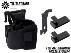 MILITARY BASE ハイブリッドユニバーサルホルスター [カラー・タイプ：ベルト / MOLLE / TEK-LOK ]