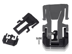 MILITARY BASE ハイブリッドユニバーサルホルスター [カラー・タイプ：ベルト / MOLLE / TEK-LOK ]