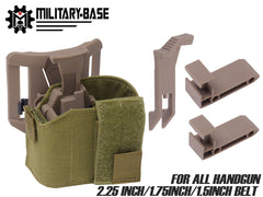 MILITARY BASE ハイブリッドユニバーサルホルスター [カラー・タイプ：ベルト / MOLLE / TEK-LOK ]