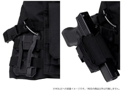 MILITARY BASE ハイブリッドユニバーサルホルスター [カラー・タイプ：ベルト / MOLLE / TEK-LOK ]