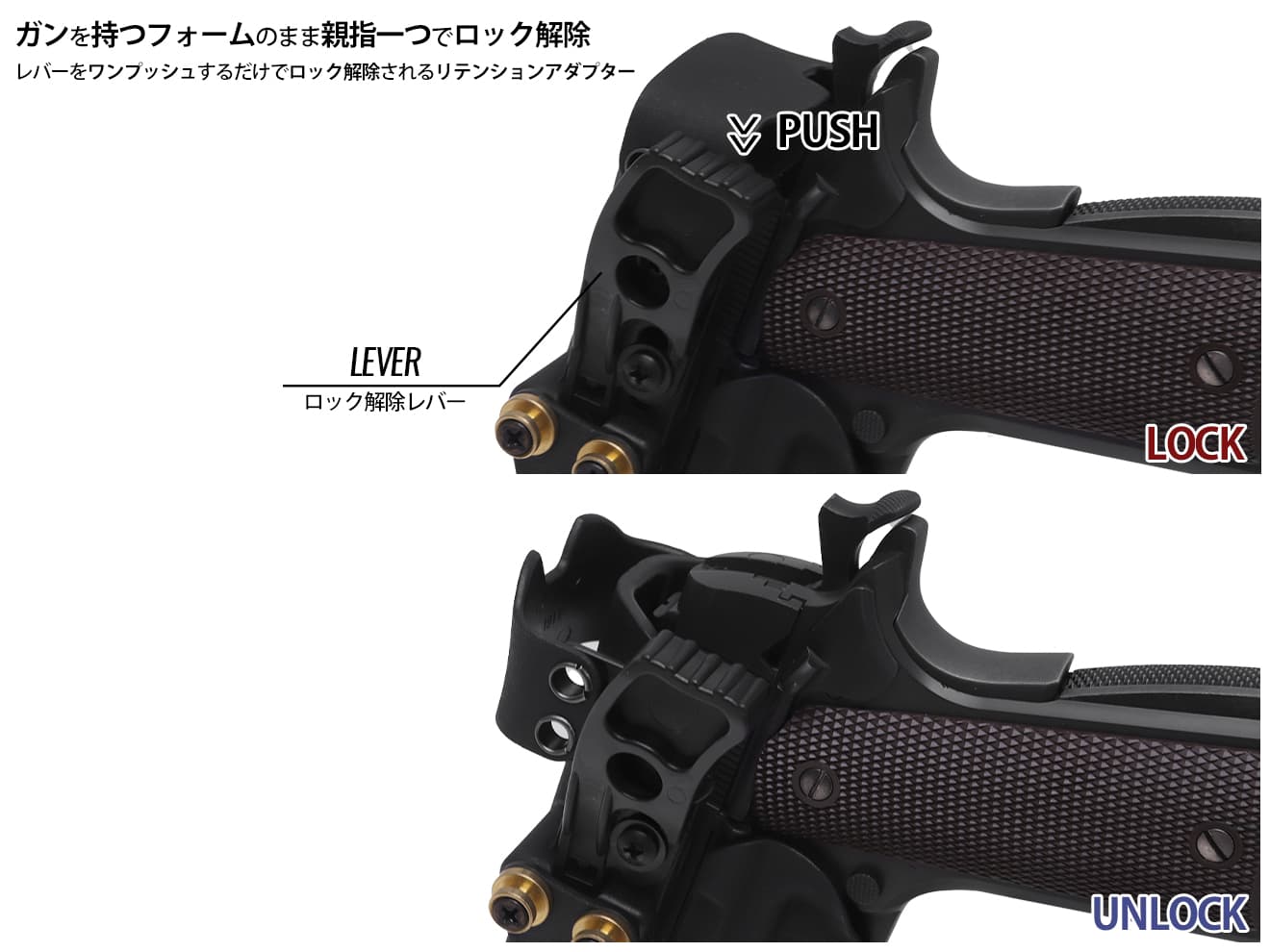 FMA G-CODE SOC RIGホルスター/1911 BK TB1371-BK MILITARY BASE G SOC RIG ホルスター ｗ⁄X300対応シュラウド