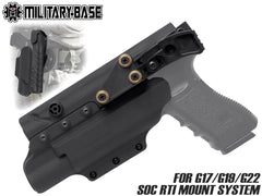 MILITARY BASE G SOC RIG ホルスター [対応：GLOCK / 1911 / GLOCK(DBAL対応シュラウド) / GLOCK(X300対応シュラウド)]