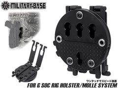 MILITARY BASE G RTI マウント  [タイプ：ベルトスライド / MOLLE / TEK-LOK]