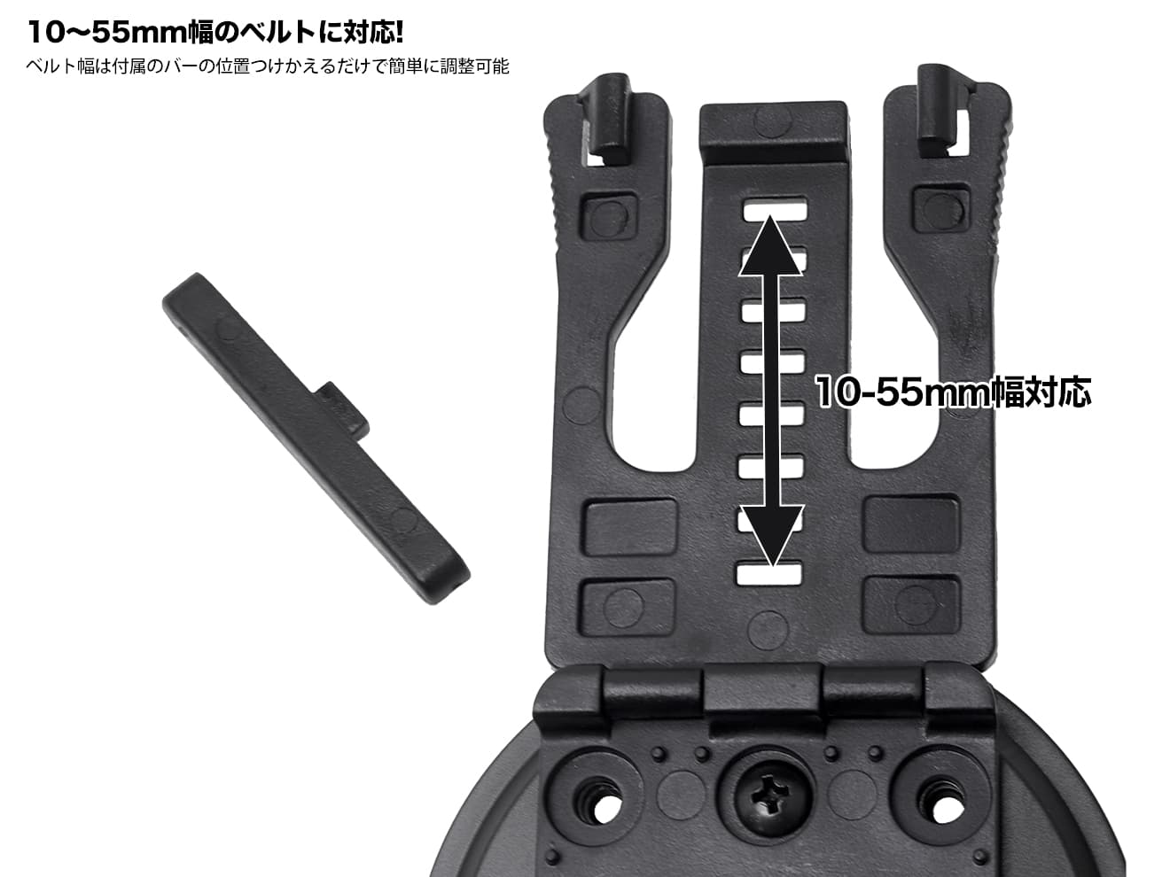 MILITARY BASE G RTI マウント  [タイプ：ベルトスライド / MOLLE / TEK-LOK]