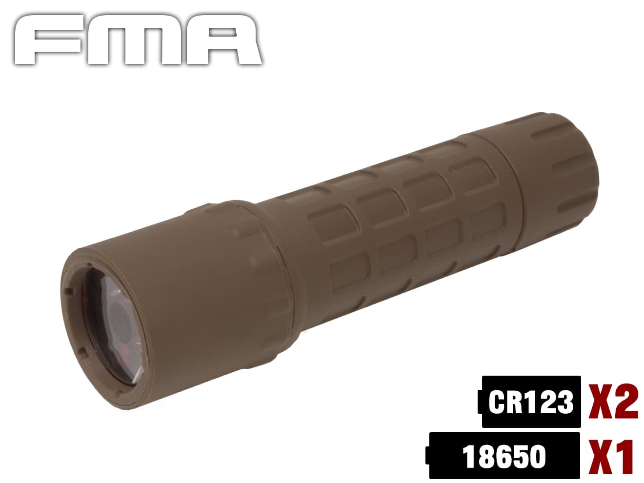 FMA 2020 タクティカル フラッシュライト [カラー：BK / DE]