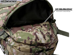 MILITARY BASE 3Days アサルト バックパック [カラー：ブラック / マルチカム / OD / TAN]