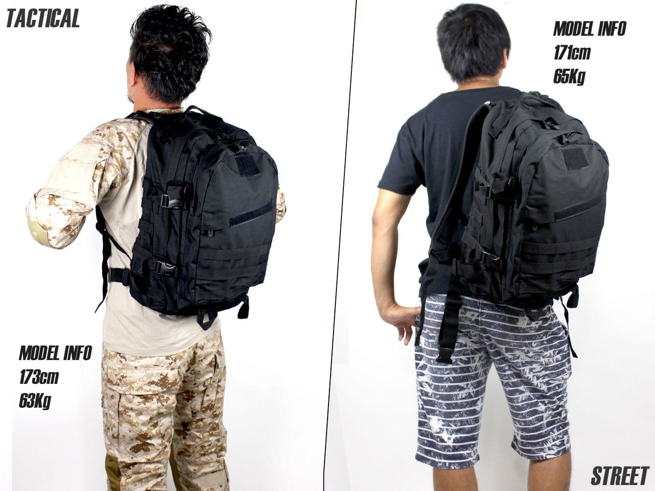 MILITARY BASE 3Days アサルト バックパック [カラー：ブラック / マルチカム / OD / TAN]