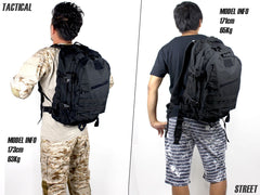 MILITARY BASE 3Days アサルト バックパック [カラー：ブラック / マルチカム / OD / TAN]