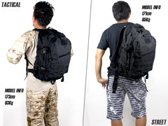 MILITARY BASE 3Days アサルト バックパック [カラー：ブラック / マルチカム / OD / TAN]