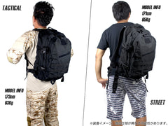 MILITARY BASE 3Days アサルト バックパック [カラー：ブラック / マルチカム / OD / TAN]