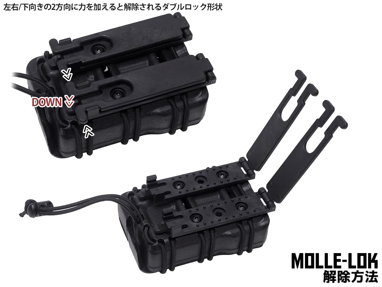 FMA GC スコーピオン マガジンキャリー [サイズ：.45オート用 / 9mmオート用 / 5.56 STANAG]