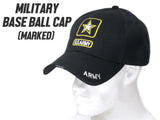 MILITARY BASE ミリタリー ベースボールキャップ [デザイン・カラー：US ARMY・BK / US ARMY2・BK / BOMB SQUAD・BK / SWAT・BK / SWAT2・BK / CSI・BK / US ARMY・LTAN / BOMB SQUAD・LTAN / SEALs・LTAN]