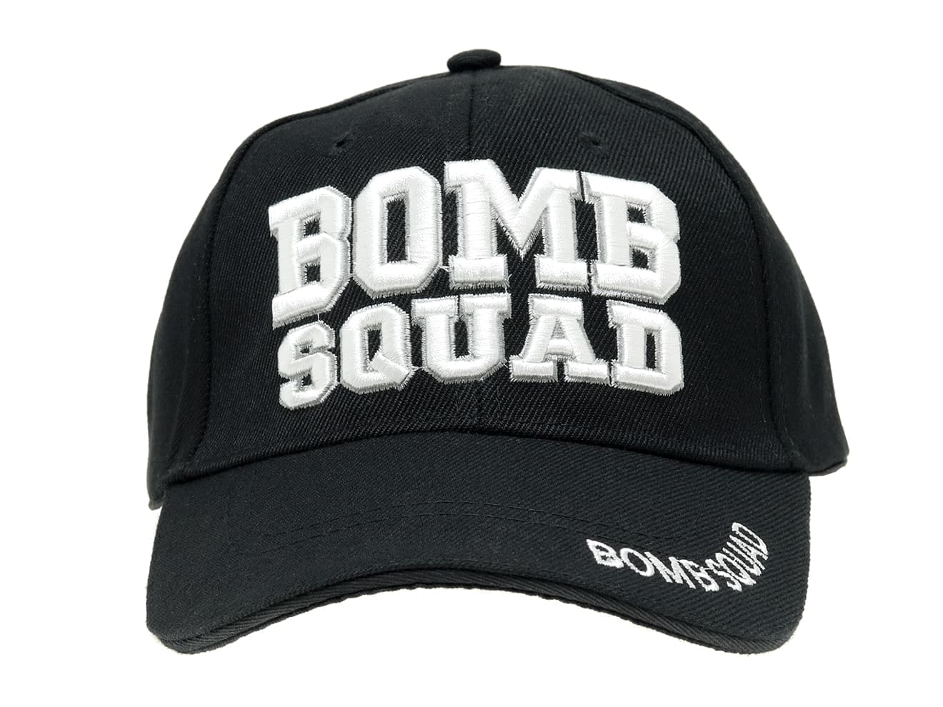 MILITARY BASE ミリタリー ベースボールキャップ [デザイン・カラー：US ARMY・BK / US ARMY2・BK / BOMB SQUAD・BK / SWAT・BK / SWAT2・BK / CSI・BK / US ARMY・LTAN / BOMB SQUAD・LTAN / SEALs・LTAN]