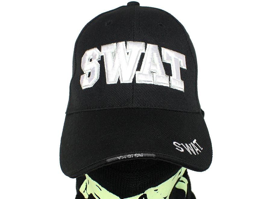 MILITARY BASE ミリタリー ベースボールキャップ [デザイン・カラー：US ARMY・BK / US ARMY2・BK / BOMB SQUAD・BK / SWAT・BK / SWAT2・BK / CSI・BK / US ARMY・LTAN / BOMB SQUAD・LTAN / SEALs・LTAN]