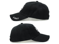 MILITARY BASE ミリタリー ベースボールキャップ [デザイン・カラー：US ARMY・BK / US ARMY2・BK / BOMB SQUAD・BK / SWAT・BK / SWAT2・BK / CSI・BK / US ARMY・LTAN / BOMB SQUAD・LTAN / SEALs・LTAN]