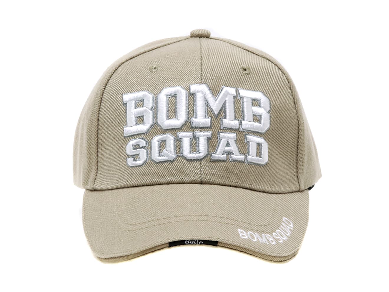 MILITARY BASE ミリタリー ベースボールキャップ [デザイン・カラー：US ARMY・BK / US ARMY2・BK / BOMB SQUAD・BK / SWAT・BK / SWAT2・BK / CSI・BK / US ARMY・LTAN / BOMB SQUAD・LTAN / SEALs・LTAN]