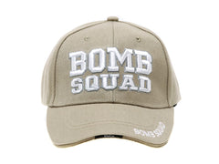 MILITARY BASE ミリタリー ベースボールキャップ [デザイン・カラー：US ARMY・BK / US ARMY2・BK / BOMB SQUAD・BK / SWAT・BK / SWAT2・BK / CSI・BK / US ARMY・LTAN / BOMB SQUAD・LTAN / SEALs・LTAN]