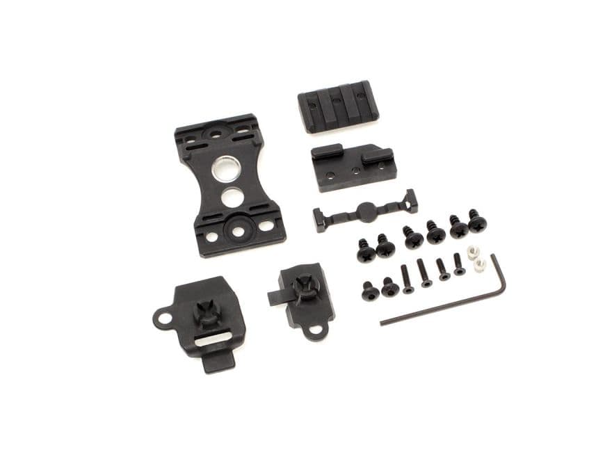 FMA KNUCKLタイプ ヘルメットアクセサリーマウントキット [カラー：ブラック / DE]