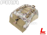 FMA バリスティックタイプ メッシュヘルメットカバー w/ ランヤード [カラー/サイズ：BK・Lサイズ / BK・Mサイズ / MC・Lサイズ / OD・Lサイズ]