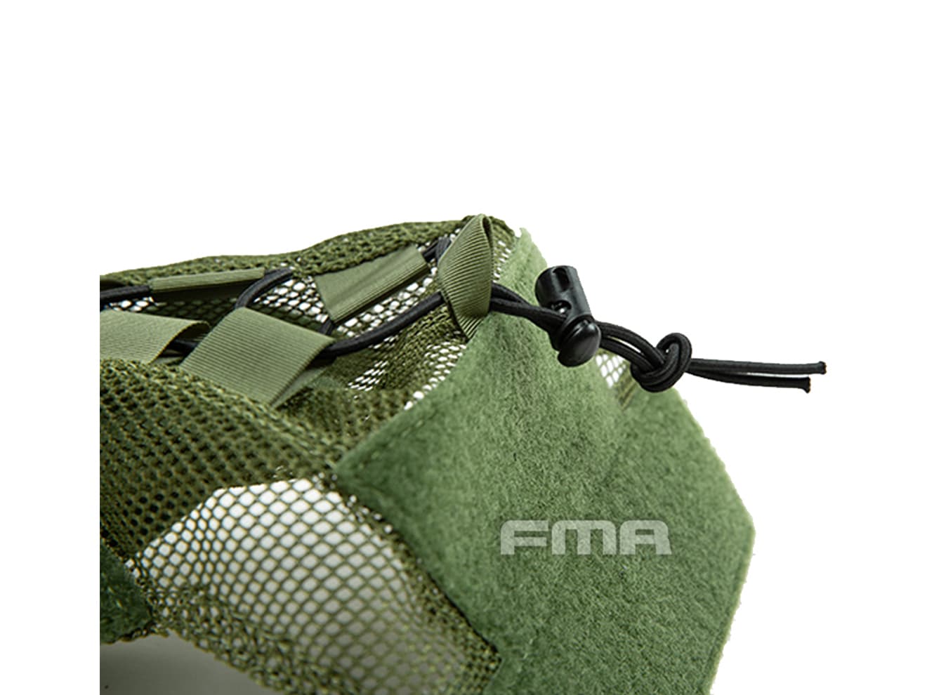 FMA バリスティックタイプ メッシュヘルメットカバー w/ ランヤード [カラー/サイズ：BK・Lサイズ / BK・Mサイズ / MC・Lサイズ / OD・Lサイズ]