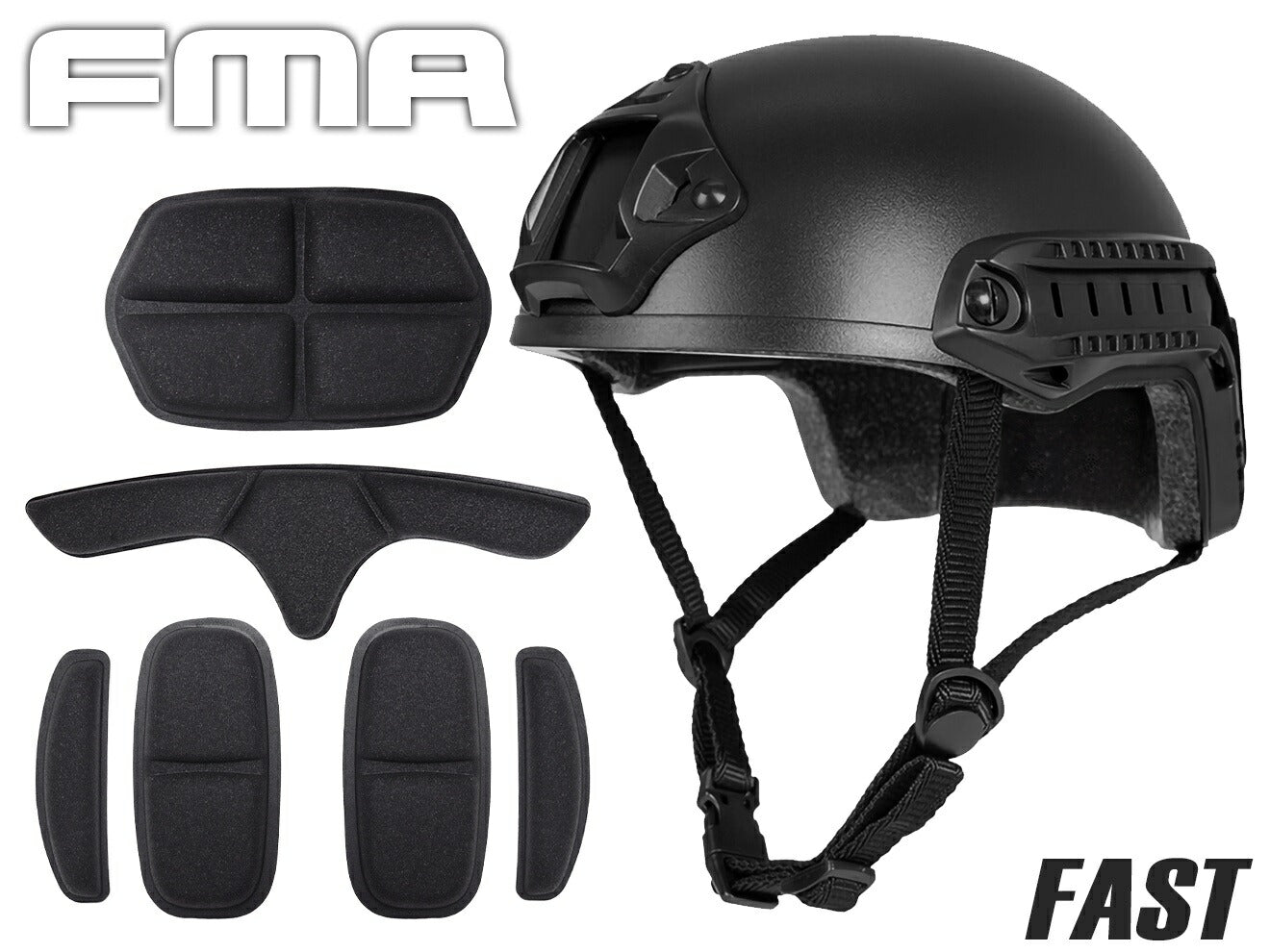 FMA OPS-CORE FAST ヘルメット M/Lサイズ [タイプ：FAST / FAST PJ][カラー：BK / DE]