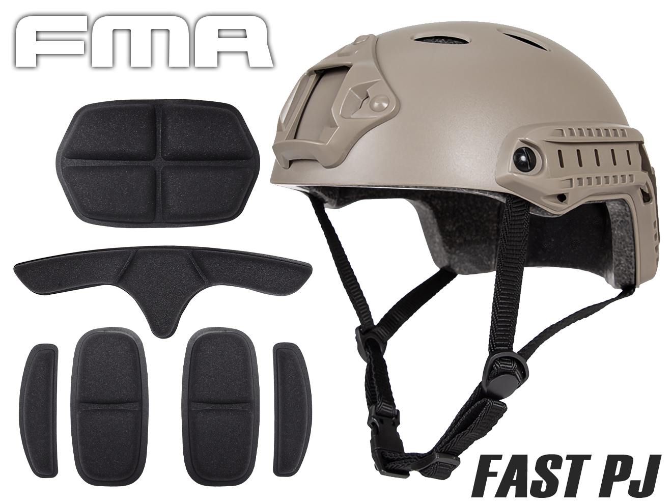 FMA OPS-CORE FAST ヘルメット M/Lサイズ [タイプ：FAST / FAST PJ][カラー：BK / DE]