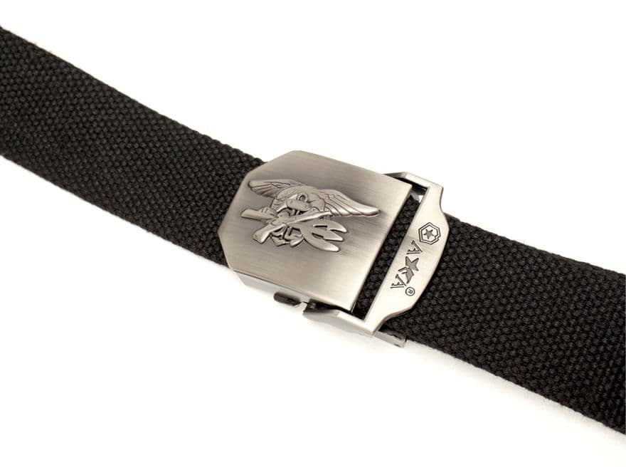 MILITARY BASE SUSバックル オペレーター ベルト [デザイン・カラー：ソリッド・BK / NSWC・BK / US AIRFORCE・BK / US Utility・BK / ソリッド・OD / NSWC・OD / US AIRFORCE・OD / US Utility・OD / ソリッド・SAND / NSWC・SAND / US AIRFORCE・SAND / US Utility・SAND]