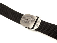 MILITARY BASE SUSバックル オペレーター ベルト [デザイン・カラー：ソリッド・BK / NSWC・BK / US AIRFORCE・BK / US Utility・BK / ソリッド・OD / NSWC・OD / US AIRFORCE・OD / US Utility・OD / ソリッド・SAND / NSWC・SAND / US AIRFORCE・SAND / US Utility・SAND]