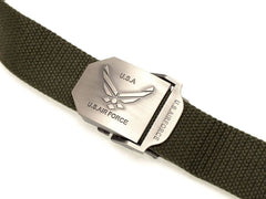MILITARY BASE SUSバックル オペレーター ベルト [デザイン・カラー：ソリッド・BK / NSWC・BK / US AIRFORCE・BK / US Utility・BK / ソリッド・OD / NSWC・OD / US AIRFORCE・OD / US Utility・OD / ソリッド・SAND / NSWC・SAND / US AIRFORCE・SAND / US Utility・SAND]