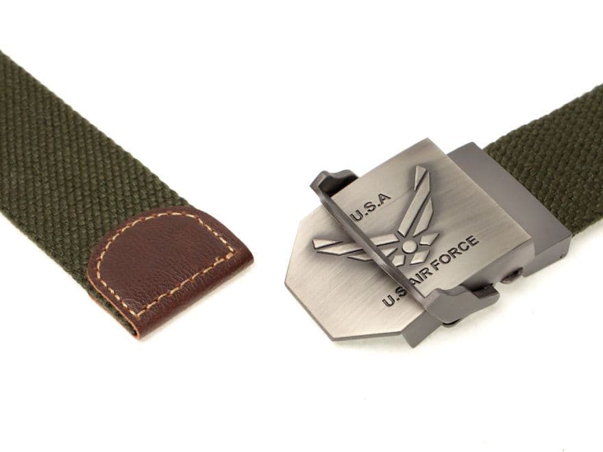 MILITARY BASE SUSバックル オペレーター ベルト [デザイン・カラー：ソリッド・BK / NSWC・BK / US AIRFORCE・BK / US Utility・BK / ソリッド・OD / NSWC・OD / US AIRFORCE・OD / US Utility・OD / ソリッド・SAND / NSWC・SAND / US AIRFORCE・SAND / US Utility・SAND]