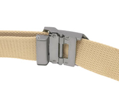 MILITARY BASE SUSバックル オペレーター ベルト [デザイン・カラー：ソリッド・BK / NSWC・BK / US AIRFORCE・BK / US Utility・BK / ソリッド・OD / NSWC・OD / US AIRFORCE・OD / US Utility・OD / ソリッド・SAND / NSWC・SAND / US AIRFORCE・SAND / US Utility・SAND]