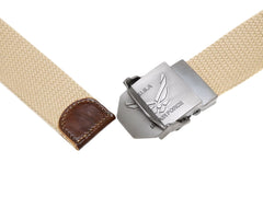 MILITARY BASE SUSバックル オペレーター ベルト [デザイン・カラー：ソリッド・BK / NSWC・BK / US AIRFORCE・BK / US Utility・BK / ソリッド・OD / NSWC・OD / US AIRFORCE・OD / US Utility・OD / ソリッド・SAND / NSWC・SAND / US AIRFORCE・SAND / US Utility・SAND]