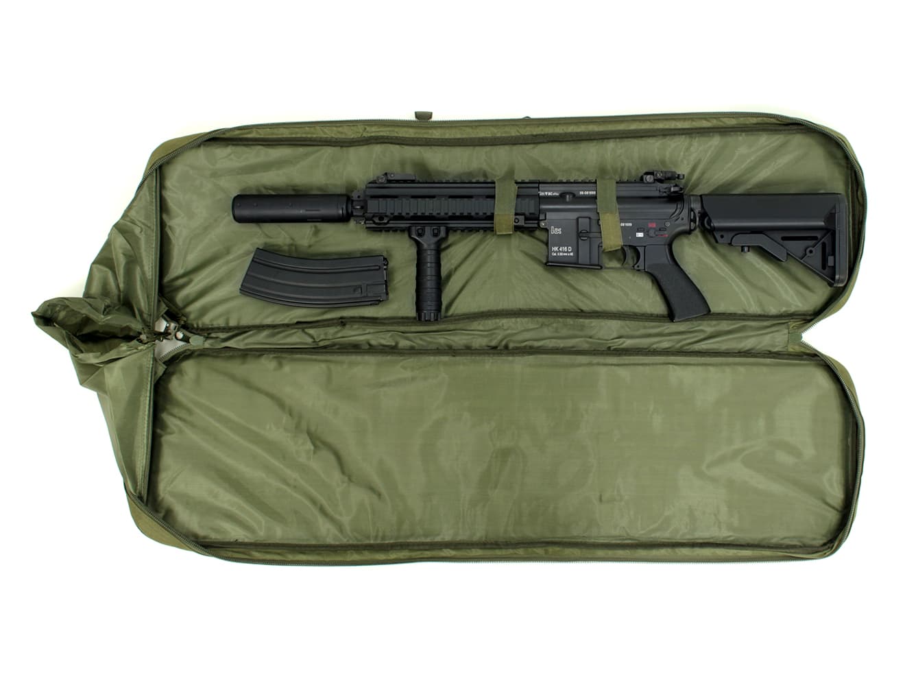 ミリタリーベース 95cm コンテナライフルケース [カラー：ブラック / OD]