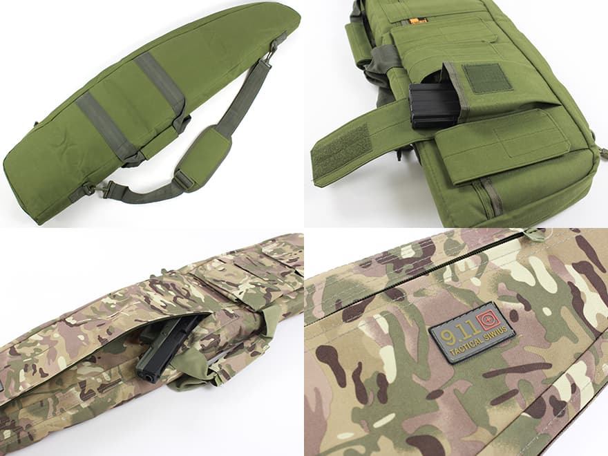 MILITARY BASE ソフトガンケース95cm [カラー：ブラック / マルチカム / OD / TAN]