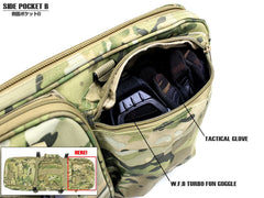 ミリタリーベース 85cm コンテナライフルケース V2 [カラー：ブラック / MC / TAN]