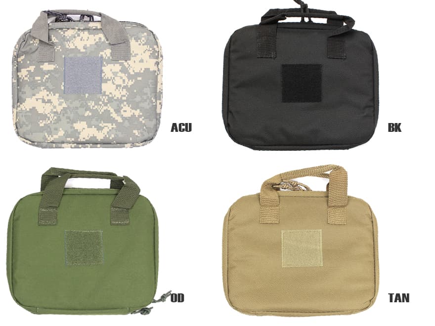 ミリタリーベース 30cm ナイロン ハンドガンケース [カラー：ACU / ブラック / OD / TAN]
