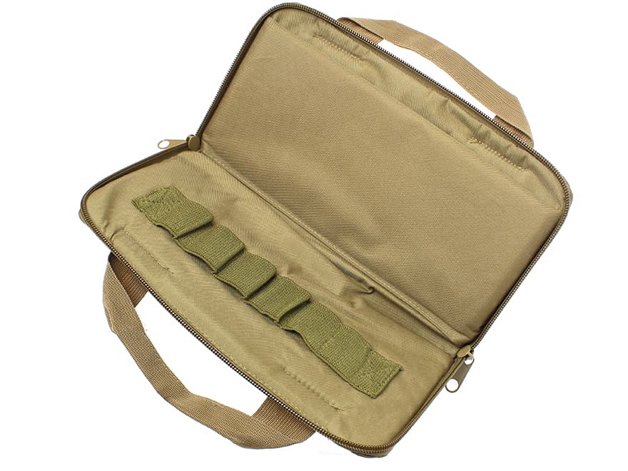 ミリタリーベース 36cm ナイロン ハンドガンケース [カラー：ブラック / OD / TAN]