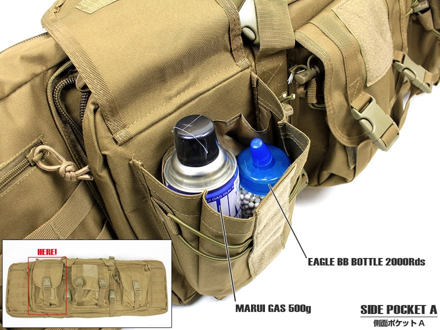 ミリタリーベース 36インチ デュアル サイド ライフルケース [カラー：ブラック / OD / TAN]