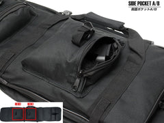 ミリタリーベース 115cm コンテナライフルケース [カラー：ブラック / OD]