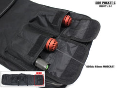 ミリタリーベース 115cm コンテナライフルケース [カラー：ブラック / OD]