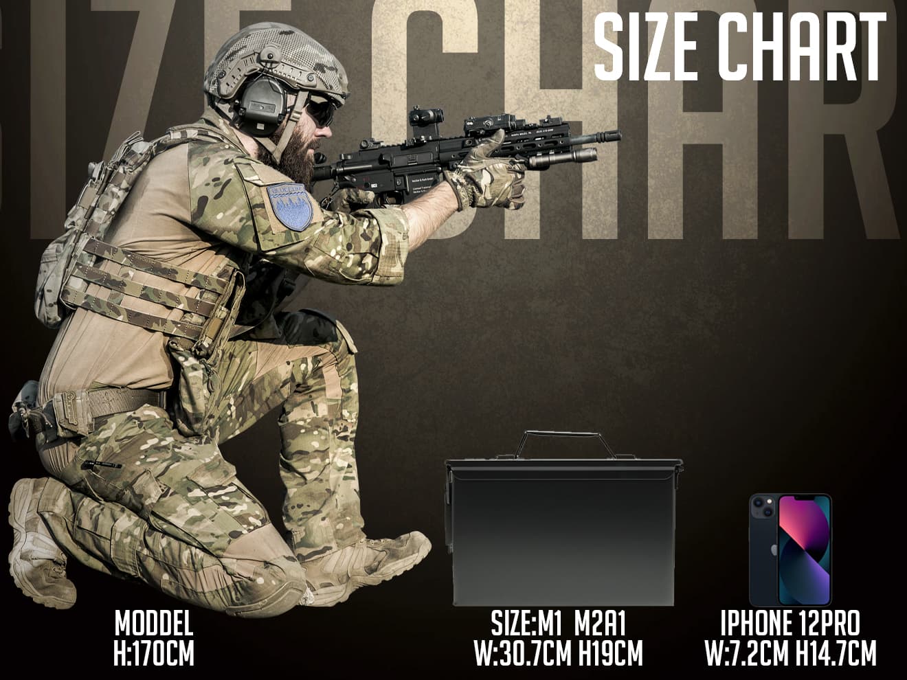 MILITARY-BASE(ミリタリーベース)M2A1タイプ .50 アンモボックス [BK本体 / BK本体ステッカー付 / OD本体 / OD本体ステッカー付]