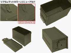 MILITARY-BASE(ミリタリーベース)M2A1タイプ .50 アンモボックス [BK本体 / BK本体ステッカー付 / OD本体 / OD本体ステッカー付]