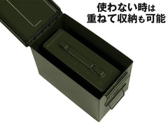 MILITARY-BASE(ミリタリーベース)M2A1タイプ  / PA108タイプ アンモボックス 2個セット [カラー：ブラック / OD]